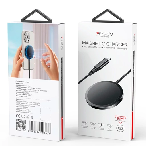 شارژر مگسیف Yesido مدل DS21 (15W)